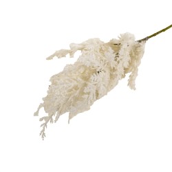 Buchet frunze artificiale, culoare alb, 30 cm, B.S.P. / SL746_5