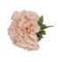 Buchet 18 trandafiri artificiali, culoare somon, H 35 cm , B.S.P. / SL753_3