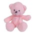 Ursulet din plus, culoare roz, H 24 cm, B.S.P. / SL754_4