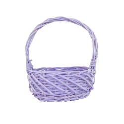 Cos impletit, culoare lila, 24x30 cm, B.S.P. / SL755_3