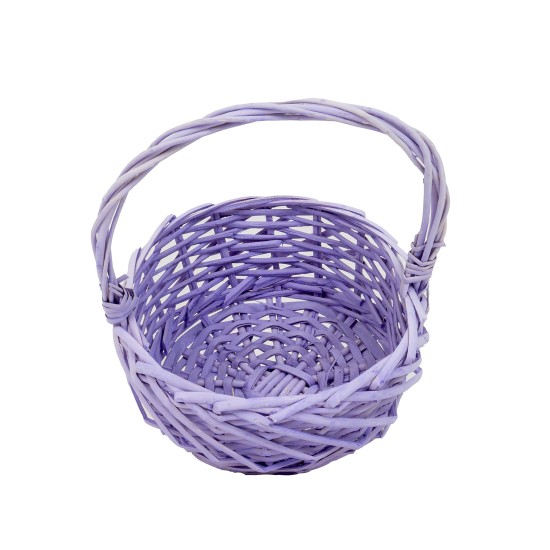 Cos impletit, culoare lila, 24x30 cm, B.S.P. / SL755_3