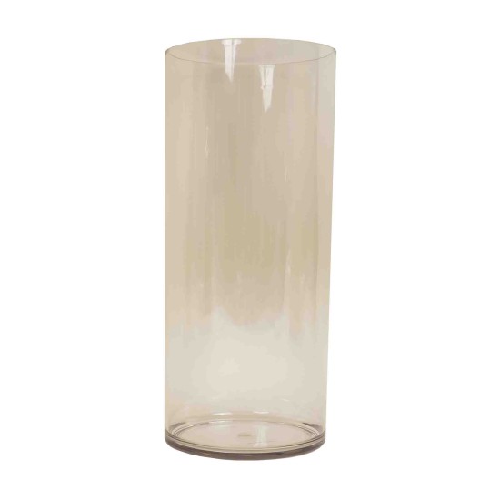 Vaza din plastic, model transparent, 15x35 cm, B.S.P. / SL761