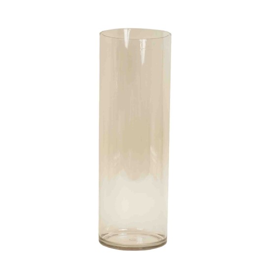 Vaza din plastic, model transparent, 12x35 cm, B.S.P. / SL762