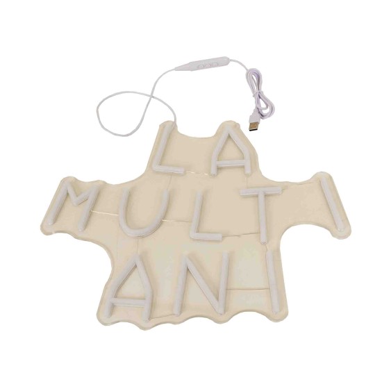 Decoratiune luminoasa, model La multi ani, 38x31 cm, B.S.P. / SL799