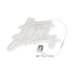 Decoratiune luminoasa, model Happy Birthday, 45 cm, B.S.P. / SL800