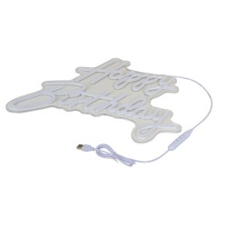 Decoratiune luminoasa, model Happy Birthday, 45 cm, B.S.P. / SL800