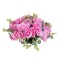 Aranjament floral, trandafir + eucalipt, culoare roz Ø 35 cm, B.S.P. / SL820