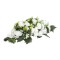 Aranjament floral, culoare alb, 62x18 cm, B.S.P. / SL825