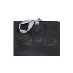 Set 12 pungi de cadou, culoare negru, 23x17x10 cm, B.S.P. / SL911_2