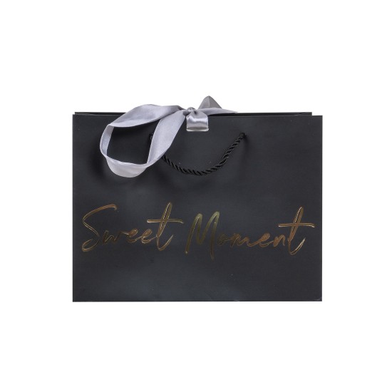 Set 12 pungi de cadou, culoare negru, 23x17x10 cm, B.S.P. / SL911_2