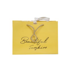 Set 12 pungi de cadou, culoare galben, 23x17x10 cm, B.S.P. / SL911_1