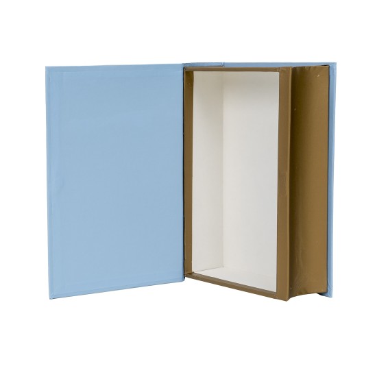 Set 2 cutii cu forma de carte, culoare bleu, B.S.P. / SL940_5