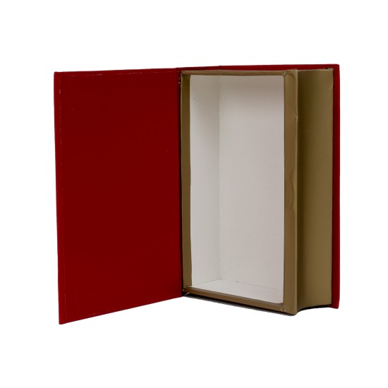 Set 2 cutii cu forma de carte, culoare rosu, B.S.P. / SL940_6