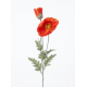 Fir mac artificial, culoare rosu, H 100 cm, B.S.P. / AN035-2