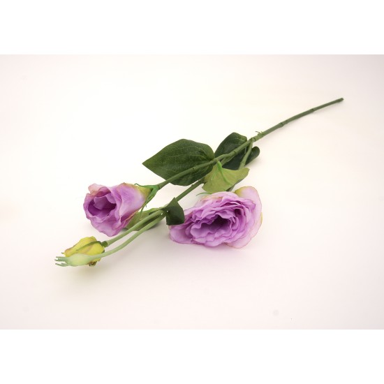 Fir Lisianthus artificial, culoare mov, H 65 cm, B.S.P. / AN 036-2