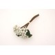 Buchet bobite, culoare alb, H 30 cm, B.S.P. / AN039-1