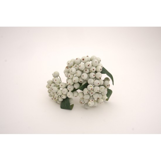 Buchet bobite, culoare alb, H 30 cm, B.S.P. / AN039-1