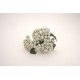 Buchet bobite, culoare alb, H 30 cm, B.S.P. / AN039-1