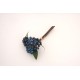 Buchet bobite, culoare albastru, H 30 cm, B.S.P. / AN039-2