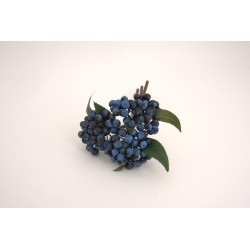 Buchet bobite, culoare albastru, H 30 cm, B.S.P. / AN039-2