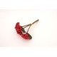 Buchet bobite, culoare rosu, H 30 cm, B.S.P. / AN039-3