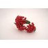 Buchet bobite, culoare rosu, H 30 cm, B.S.P. / AN039-3