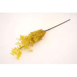 Fir eucalipt artificial, culoare galben, H 65 cm, B.S.P. / AN043-1