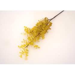 Fir eucalipt artificial, culoare galben, H 65 cm, B.S.P. / AN043-1