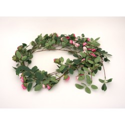 Ghirlanda cu flori artificiala, L 175 cm, B.S.P. / AN066