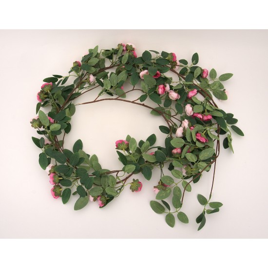 Ghirlanda cu flori artificiala, L 175 cm, B.S.P. / AN066