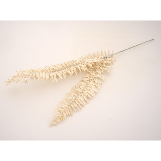 Fir feriga artificiala, culoare alb, H 70 cm, B.S.P. / AN076