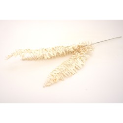 Fir feriga artificiala, culoare alb, H 70 cm, B.S.P. / AN076