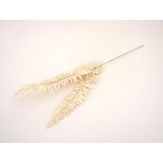 Fir feriga artificiala, culoare alb, H 70 cm, B.S.P. / AN076
