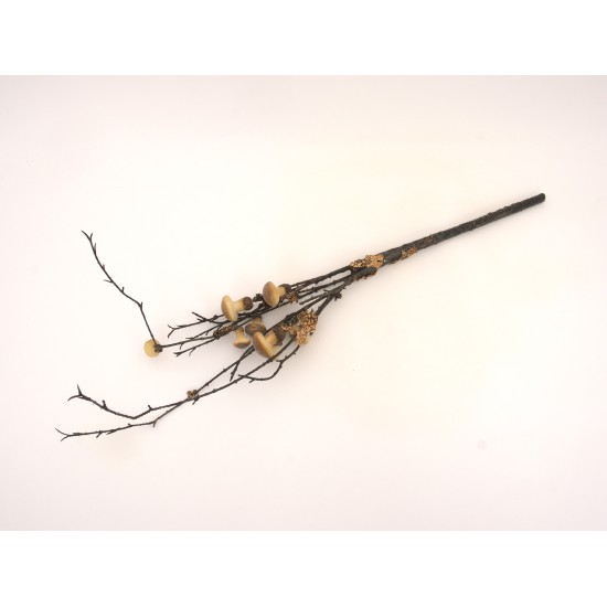 Creanga cu ciuperci artificiale, H 50 cm, B.S.P. / AN078