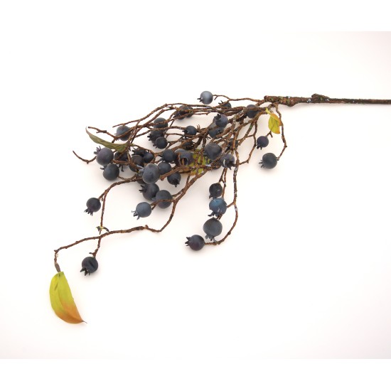 Creanga artificiala cu fructe de padure, H 80 cm, B.S.P. / AN080