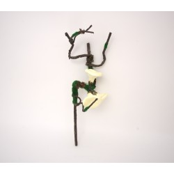 Creanga artificiala cu ciuperci, H 50 cm, B.S.P. / AN084