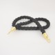 Cordon impletit pentru stalpi, culoare negru, 1.5 m, B.S.P. / AN094
