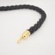 Cordon impletit pentru stalpi, culoare negru, 1.5 m, B.S.P. / AN094
