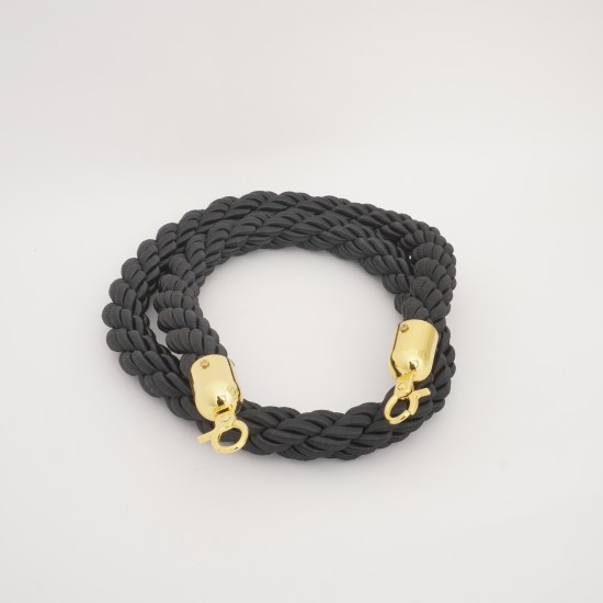 Cordon impletit pentru stalpi, culoare negru, 1.5 m, B.S.P. / AN094