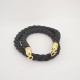 Cordon impletit pentru stalpi, culoare negru, 1.5 m, B.S.P. / AN094