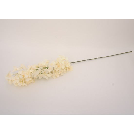 Fir floare artificiala, culoare crem, H 100 cm, B.S.P. / AN098-1