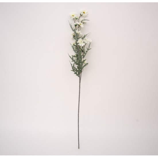 Fir floare artificial, culoare alb, H 90 cm, B.S.P. / AN099