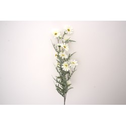 Fir floare artificial, culoare alb, H 90 cm, B.S.P. / AN099