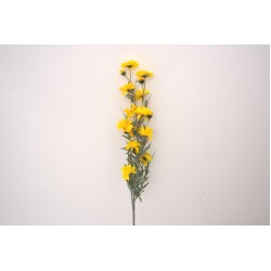  Fir floare artificial, culoare galben, H 90 cm, B.S.P. / AN099-2