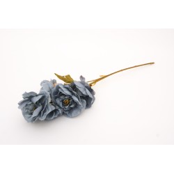 Fir flori artificiale, culoare albastru, H 50 cm, B.S.P. / AN101-1