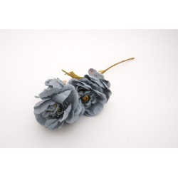 Fir flori artificiale, culoare albastru, H 50 cm, B.S.P. / AN101-1