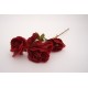 Fir flori artificiale, culoare rosu, H 50 cm, B.S.P. / AN101-3