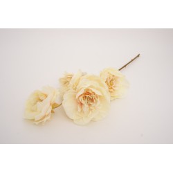 Fir flori artificiale, culoare crem, H 50 cm, B.S.P. / AN101-2