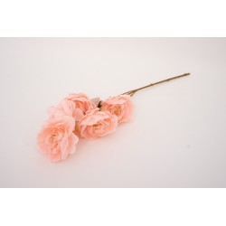 Fir flori artificiale, culoare roz, H 50 cm, B.S.P. / AN101-4