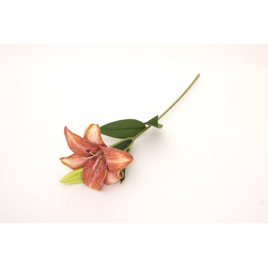 Fir crin din silicon, culoare portocaliu, H 50 cm, B.S.P. / AN107-6